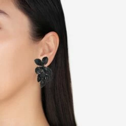 Deals ⌛ SHOP SHASHI Alisa Drop Earring, Noir ⭐ -S H A S H I Shop Alisa Drop Noir