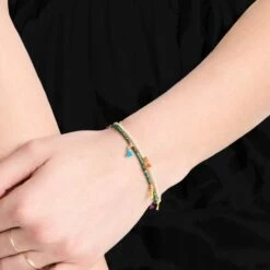 Budget 🥰 SHOP SHASHI Lilu Bracelet, Pearl 🔔 -S H A S H I Shop Lilu malachite pearl 15d7e73f 19b1 4946 b8d1 4e56cd8050ab