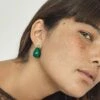 Best Pirce 😍 SHOP SHASHI Malachite Drop Earring 🎁 -S H A S H I Shop Malachite Earring Model 4