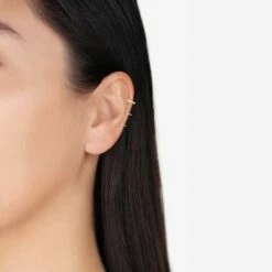 Deals 🛒 SHOP SHASHI Mercy Ear Cuff 🔔 -S H A S H I Shop Mercy Ear Cuff Model 2