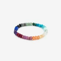 Outlet ❤️ SHOP SHASHI Joe Gemstone Bracelet - Rainbow ✔️ -S H A S H I Shop Shashi615b563a3df480615b563a3e048.17335845615b563a3e048