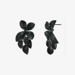 Deals ⌛ SHOP SHASHI Alisa Drop Earring, Noir ⭐