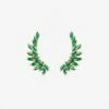 Brand new 😀 SHOP SHASHI Isabella Ear Climber, Emerald ❤️