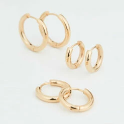 Coupon 💯 SHOP SHASHI Triplès Hoops Set 🎁