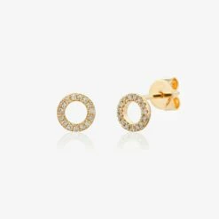 Budget π SHOP SHASHI Circle Pave Stud β