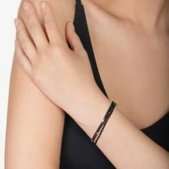 Best Sale 🧨 SHOP SHASHI Eliza Bracelet - Black Widow 🎉 -S H A S H I Shop eliza black widow model 3