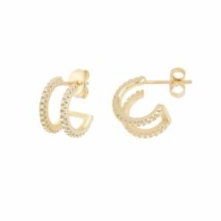 Brand new 🤩 SHOP SHASHI Erin Pave Hoop ✨ -S H A S H I Shop erin pave hoop square 16580854 a4456145 4f31 4c28 83df 151c11dd928a