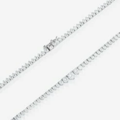 Best Pirce ⭐ SHOP SHASHI Graduated Diamond Tennis Necklace 😍 -S H A S H I Shop graduated diamond tennis necklace 2