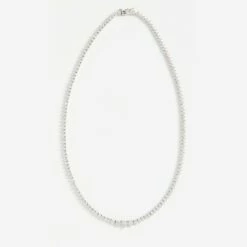 Best Pirce ⭐ SHOP SHASHI Graduated Diamond Tennis Necklace 😍 -S H A S H I Shop graduated tennis necklace