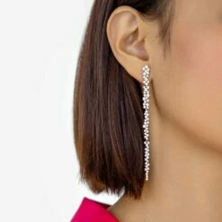Wholesale 🥰 SHOP SHASHI Kalista Pave Earring ✨ -S H A S H I Shop kalista pave earring model