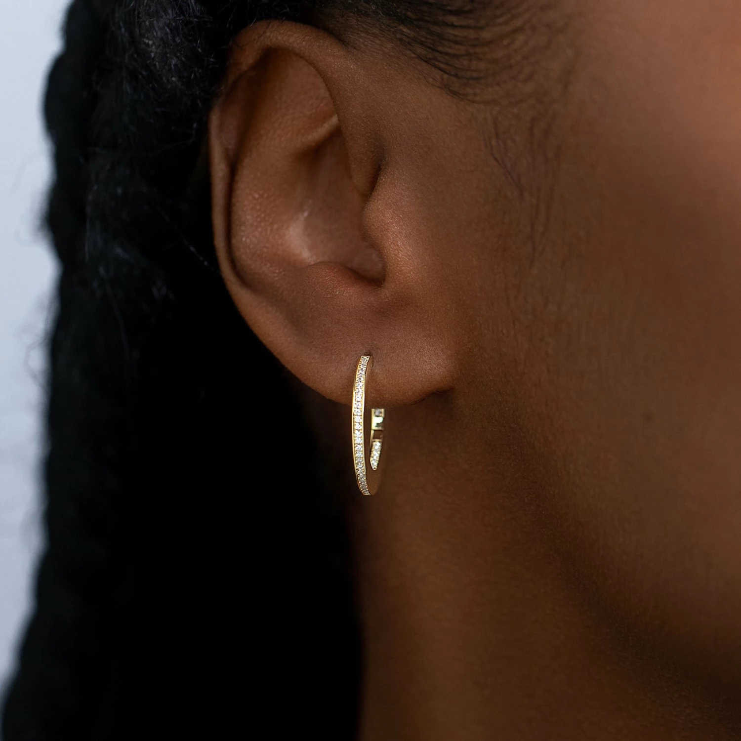 Cheap π SHOP SHASHI Pave Boarder Hoop π₯° 4 Cheap π SHOP SHASHI Pave Boarder Hoop π₯° - Image 2