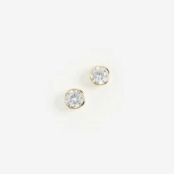 Outlet 🎁 SHOP SHASHI Solitaire Bezel Stud 🔥