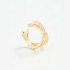 Wholesale 👍 SHOP SHASHI Stacey Pave Ear Cuff 😀 -S H A S H I Shop stacey pave 2